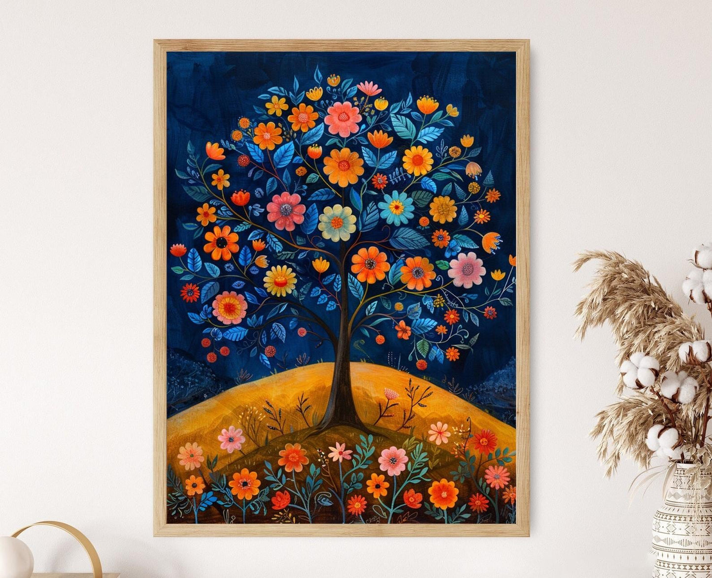 Affiche Art Folklorique Ukrainien – Poster Élégant pour Décoration de Maison