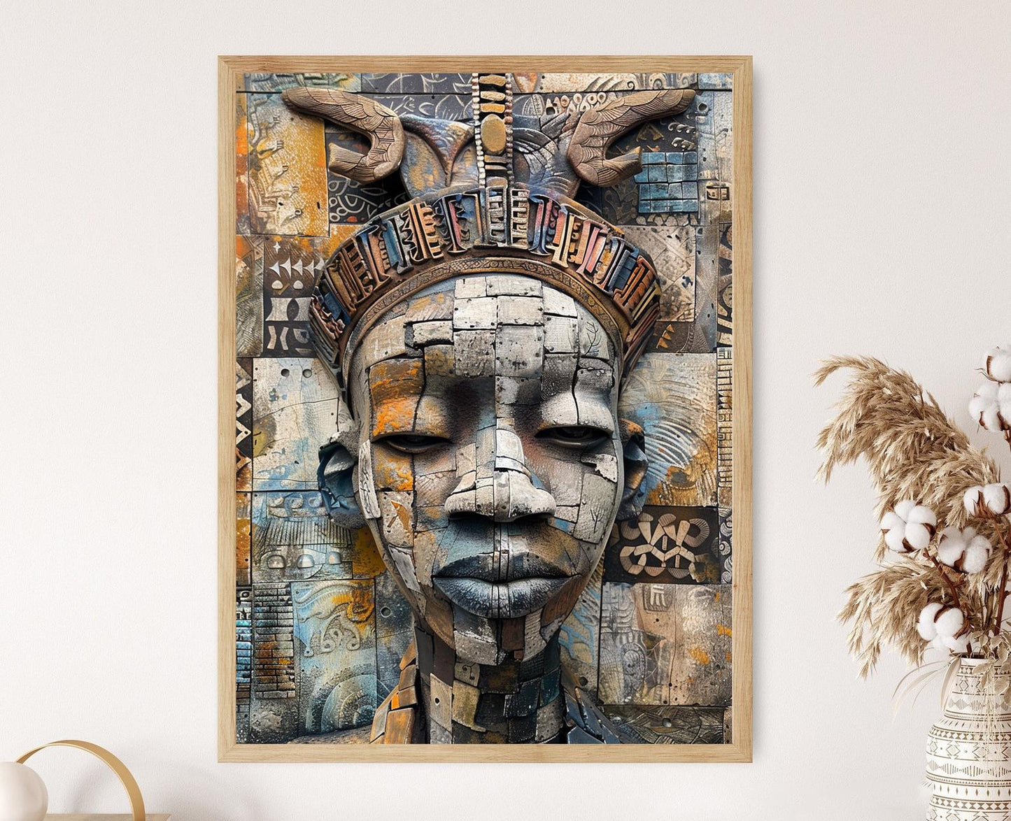 Affiche Art du Bénin – Poster Décor Tribal Ethnique