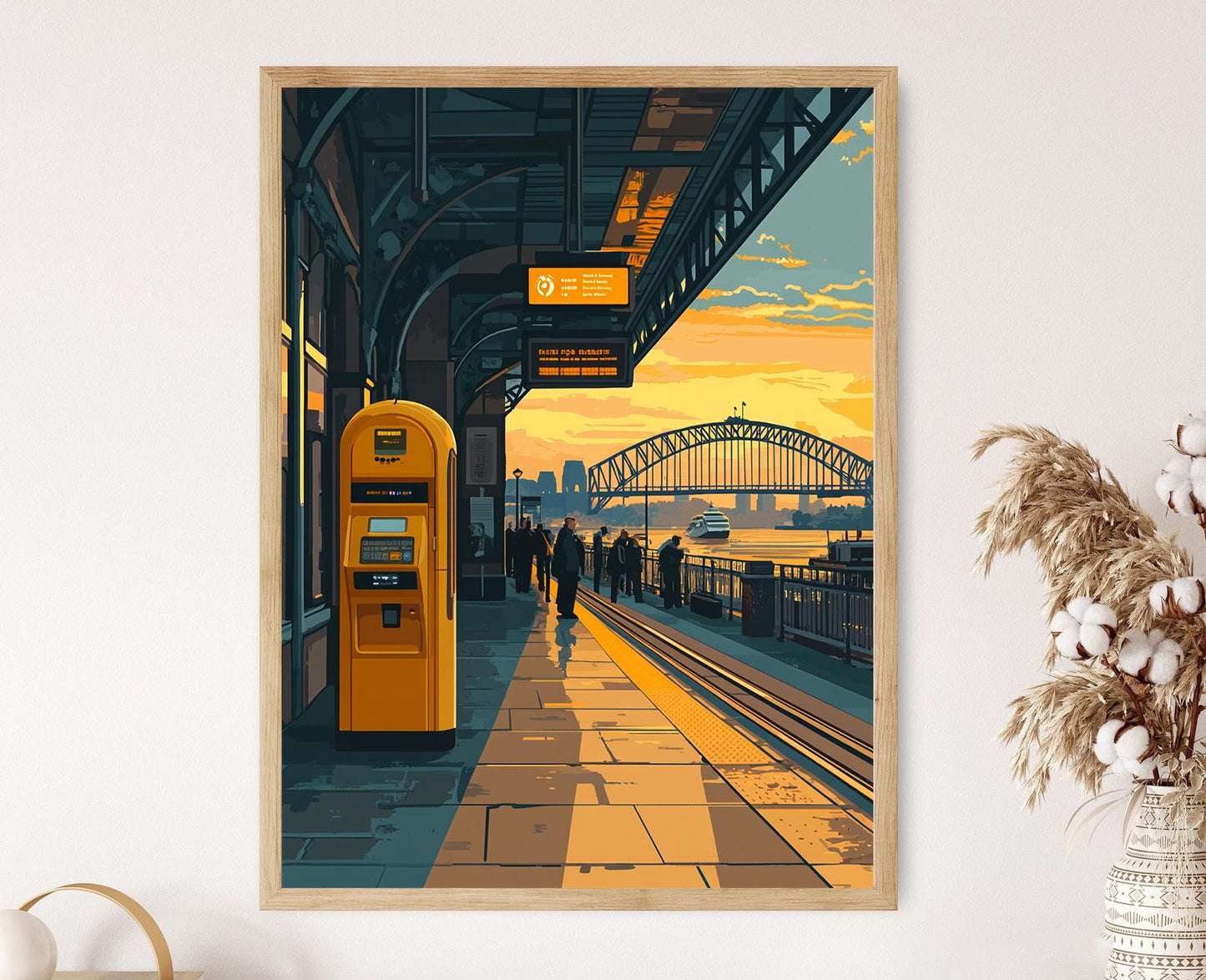 Affiche Pont Sydney – Art de la Gare Circular Quay