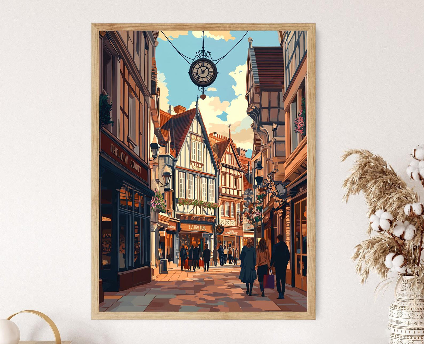 Affiche Londres – Imprimé artistique Tudor Arcade Perth