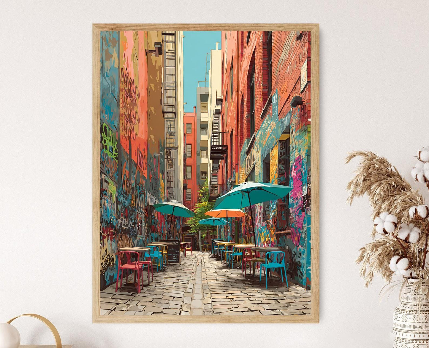 Affiche Hosier Lane – Impression Artistique de Rue à Melbourne