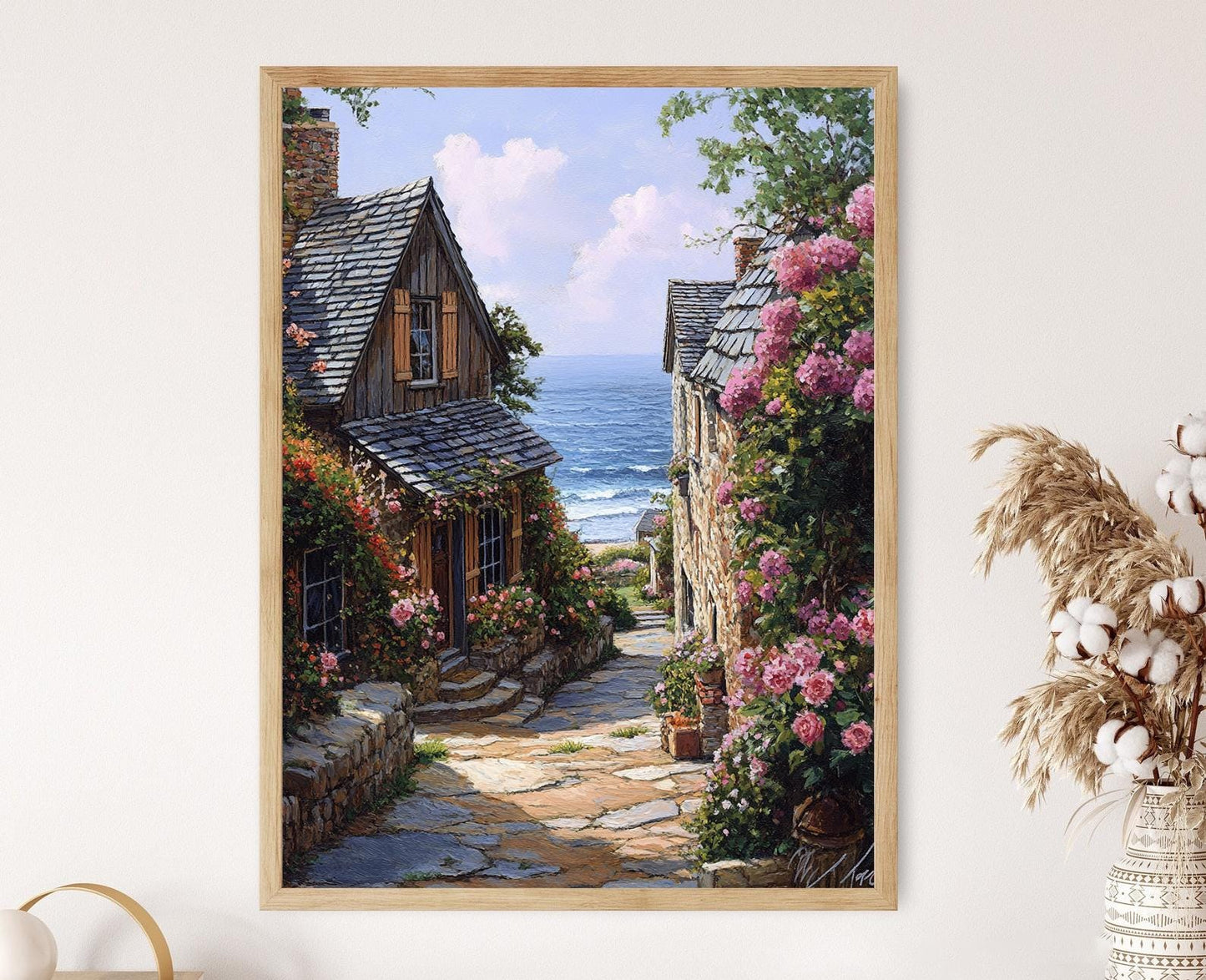 Affiche Carmel by the Sea – Impression artistique du village côtier californien