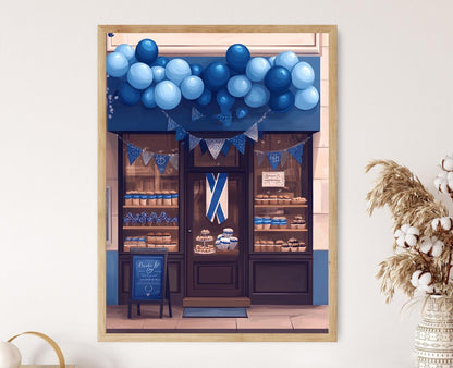 Affiche Bar Mitzvah – Art mural de célébration juive en vectoriel