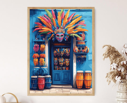 Affiche Carnaval – Poster Art de la Boutique du Festival de Rio