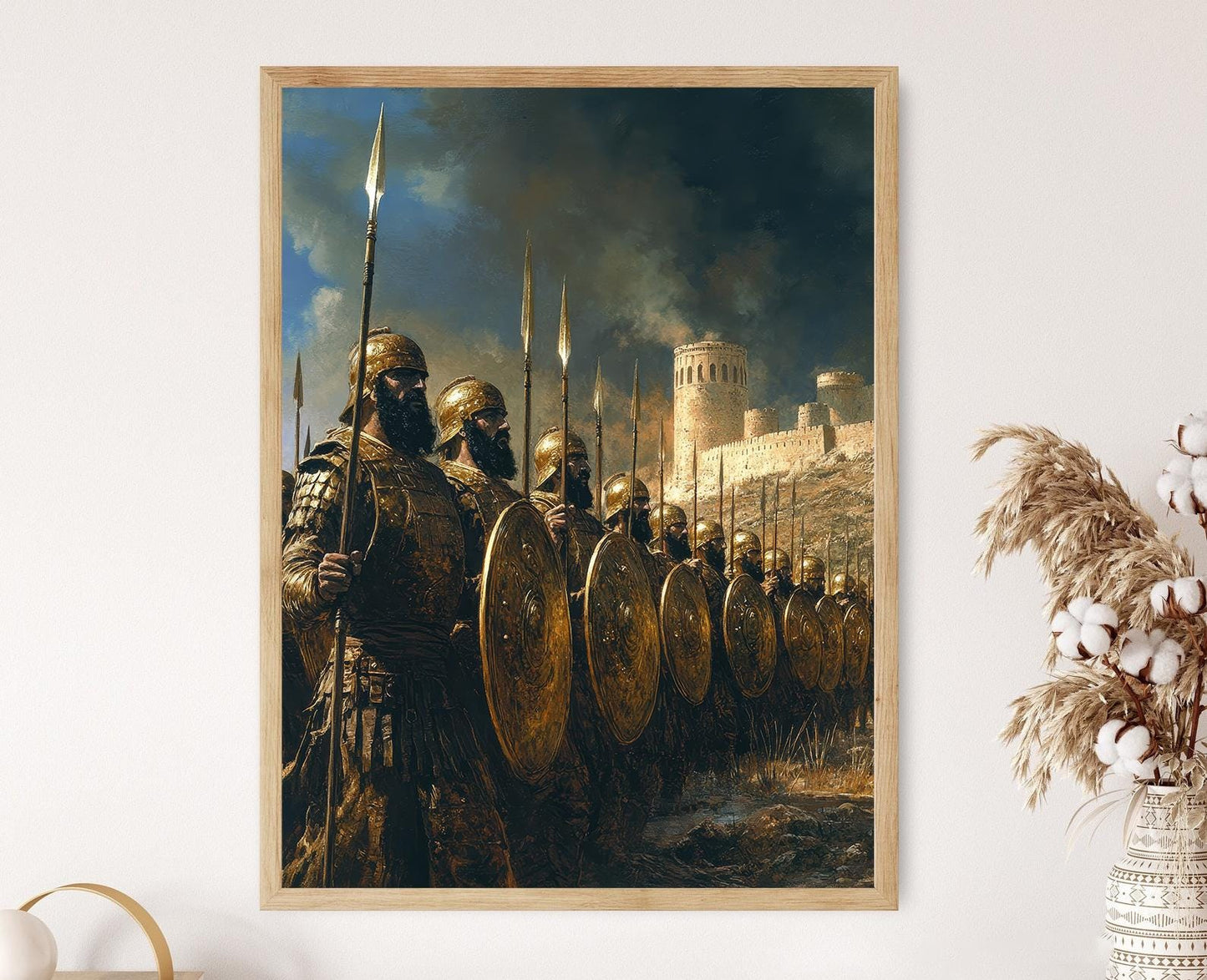 Affiche des Immortels de l'Empire Perse – Poster Historique Militaire