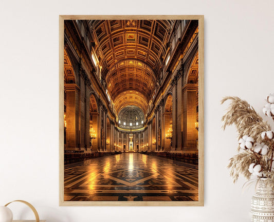 Affiche Basilique Saint-Pierre – Poster Chef-d'œuvre Architectural du Vatican