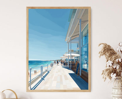 Affiche Cottesloe Beach – Poster Scène côtière de l'Australie-Occidentale