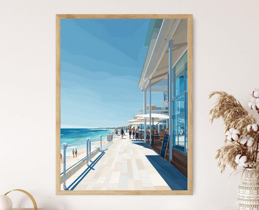 Affiche Cottesloe Beach – Poster Scène côtière de l'Australie-Occidentale