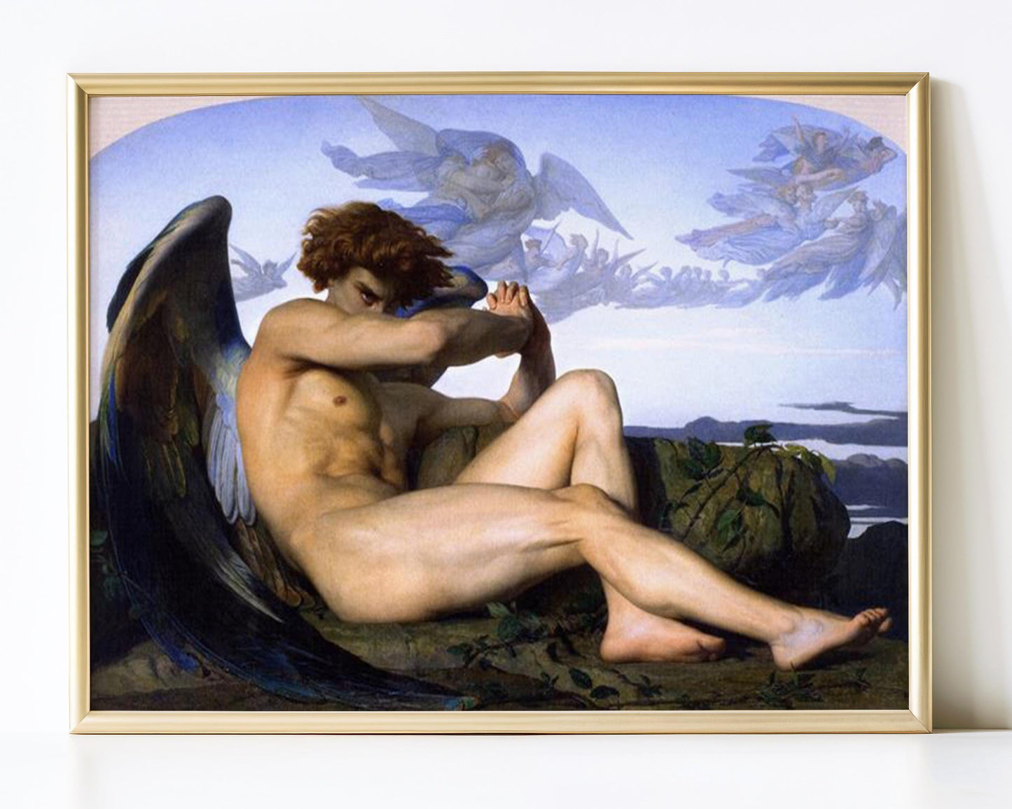 Affiche Ange Déchu – Poster de l'œuvre d'Alexandre Cabanel, 1868