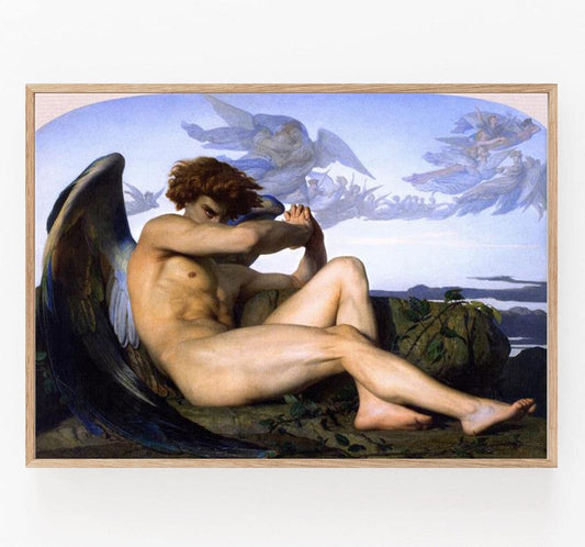 Affiche Ange Déchu – Poster de l'œuvre d'Alexandre Cabanel, 1868