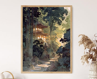 Affiche Paysage Japonais – Impression Art Inspirée de Hiroshi Yoshida