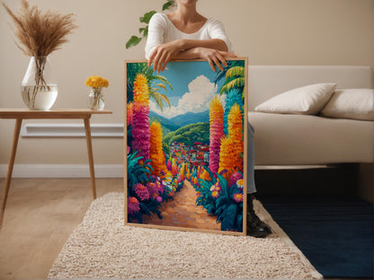 Affiche Pahiyas Festival – Poster Coloré pour Décor Maison Filipino