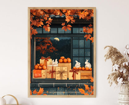 Affiche Chuseok – Poster Art de la Fête Coréenne en Vectoriel