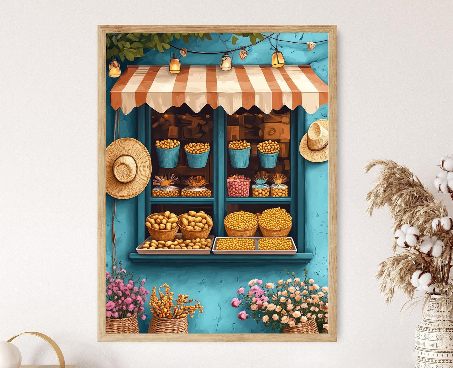 Affiche Festa Junina – Poster de Stand de Bonbons Brésilien