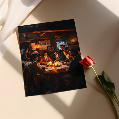 Affiche Réunion des Sons de la Liberté – Art historique de la Révolution américaine