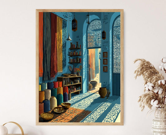 Affiche en Soie de Damas – Art Print Culturel Syrien en Vectoriel