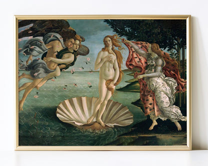 Affiche La Naissance de Vénus – Poster Art classique de Botticelli