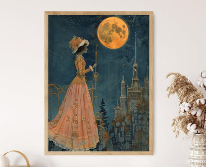 Affiche Art Déco – Illustration de mode des années 1920