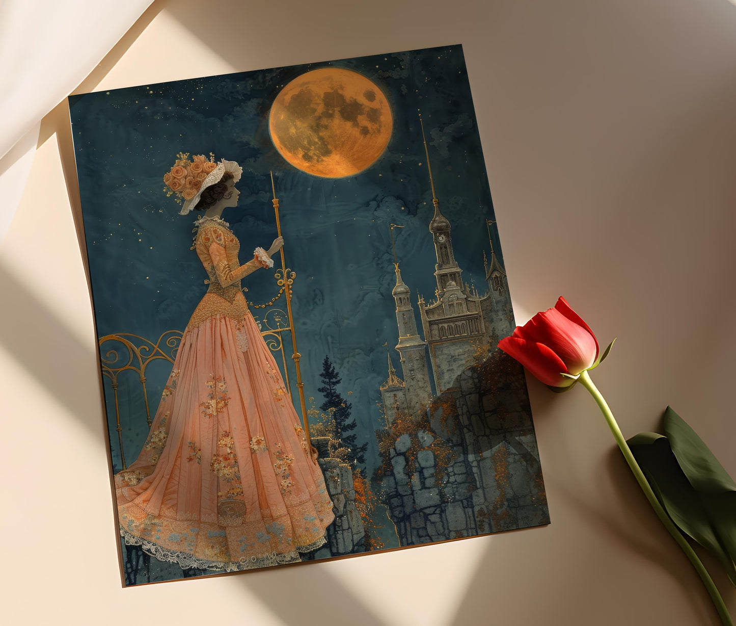 Affiche Art Déco – Illustration de mode des années 1920