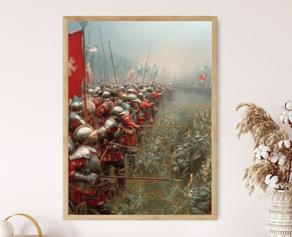 Affiche Médiévale – Poster Art des Archers d'Agincourt