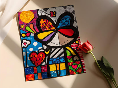 Affiche Portrait Pop Art – Art de Personnage Coloré et Personnalisé