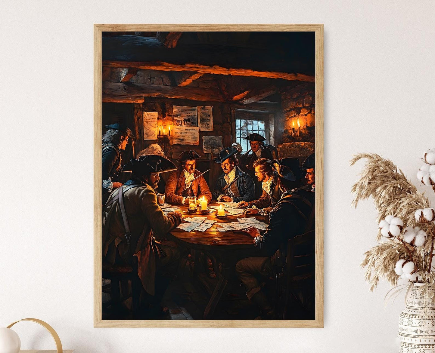 Affiche Réunion des Sons de la Liberté – Art historique de la Révolution américaine