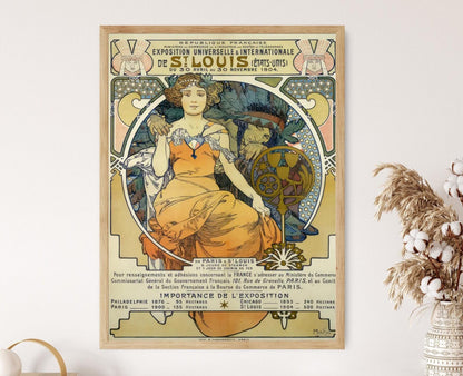 Affiche Art Nouveau – Poster Exposition Universelle de St. Louis