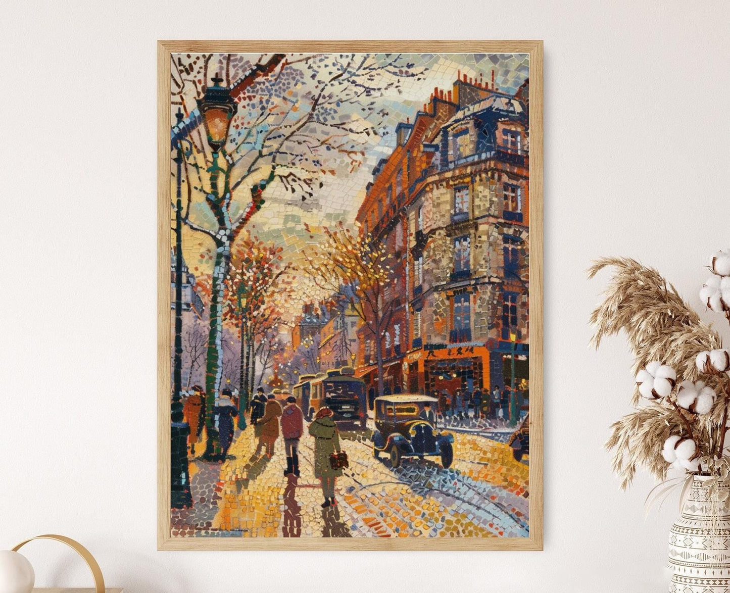 Affiche Pointillisme Inspirée de Paul Signac – Tableau Acrylique Coloré