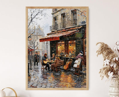 Affiche Montmartre – Poster Art de Voyage Vintage Français