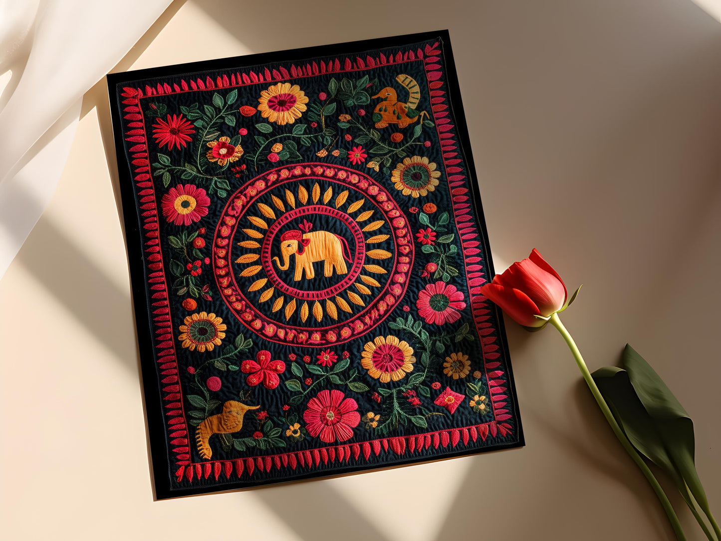 Affiche Art Pipili – Poster Imprimé Traditionnel d'Odisha