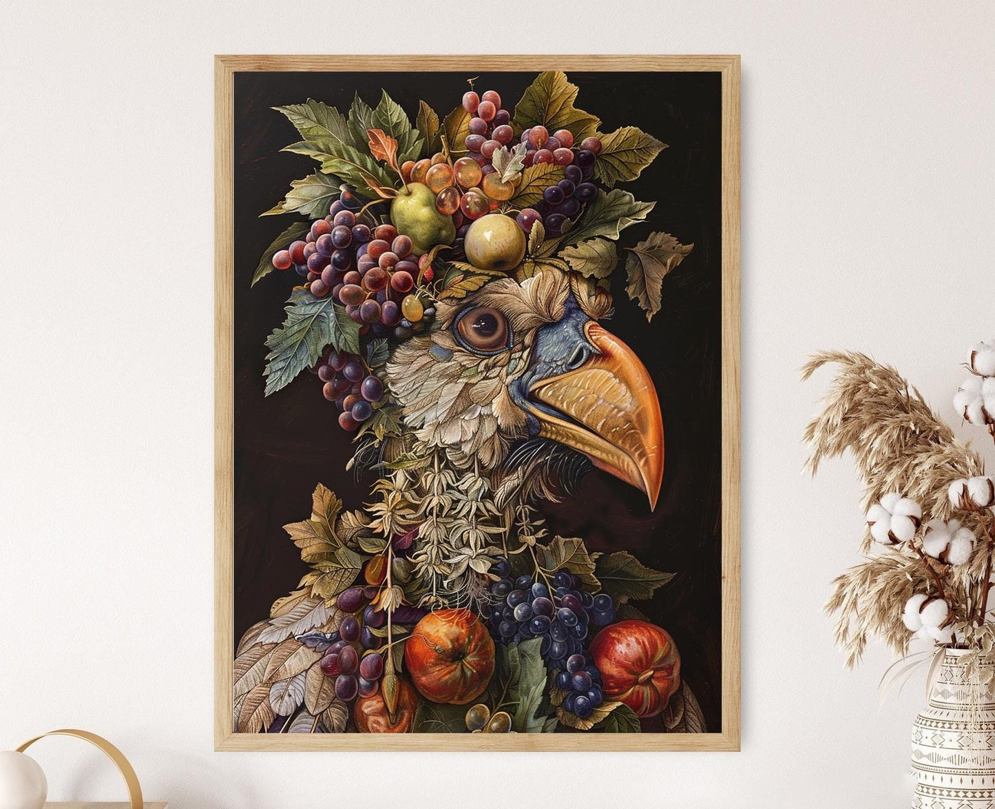 Affiche Arcimboldo Fantaisiste – Art Surréaliste de Nourriture