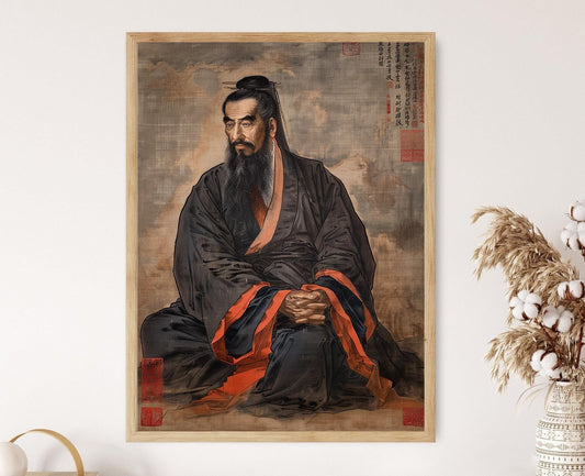 Affiche Vintage Huizong – Impression Chinoise Authentique pour Collectionneur