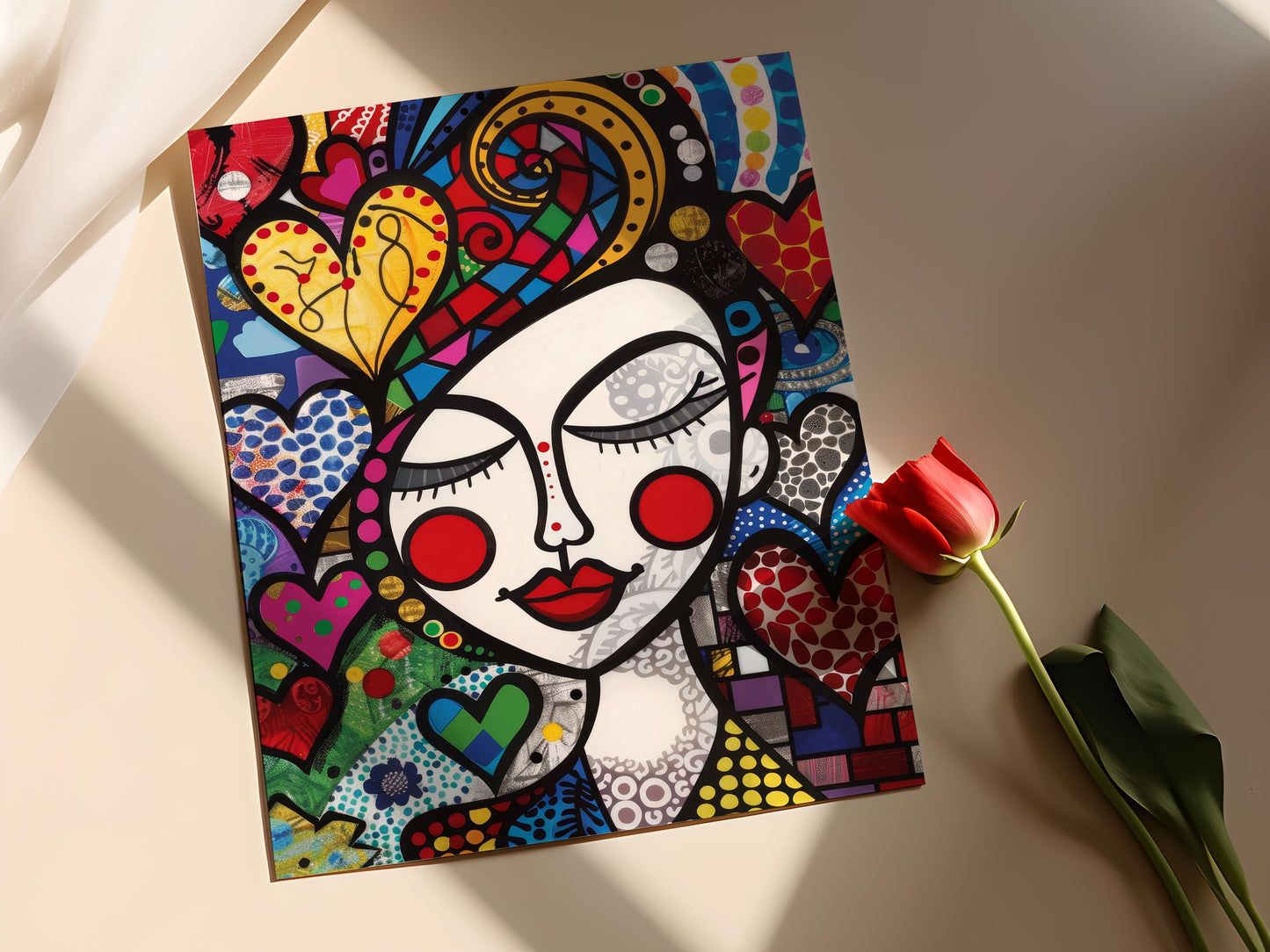 Affiche Pop Art Colorée – Décoration Murale Moderne