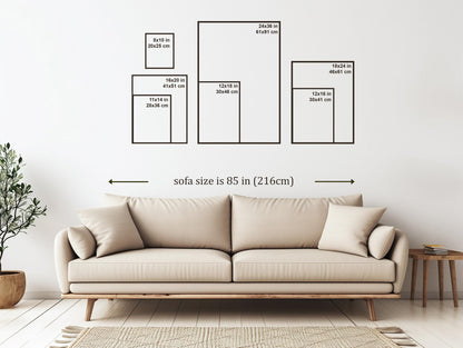 Affiche Saint Simon Stock – Poster Vision du Scapulaire Brun avec Lumière Céleste