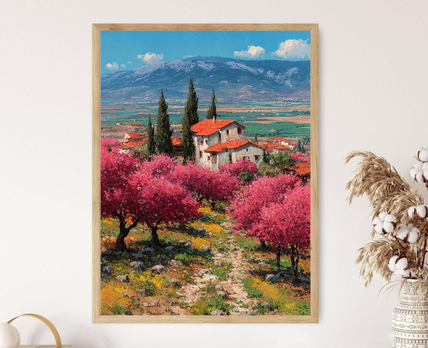 Affiche Verger de Cerisiers – Poster Art de la Ferme du Bekaa