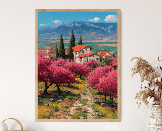 Affiche Verger de Cerisiers – Poster Art de la Ferme du Bekaa