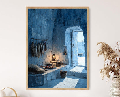 Affiche Igloo Inuit – Poster Cuisine Arctique, Art de Maison Neige