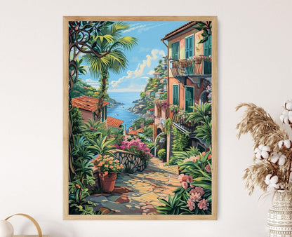 Affiche Cinque Terre – Imprimé mural paysage de la côte italienne