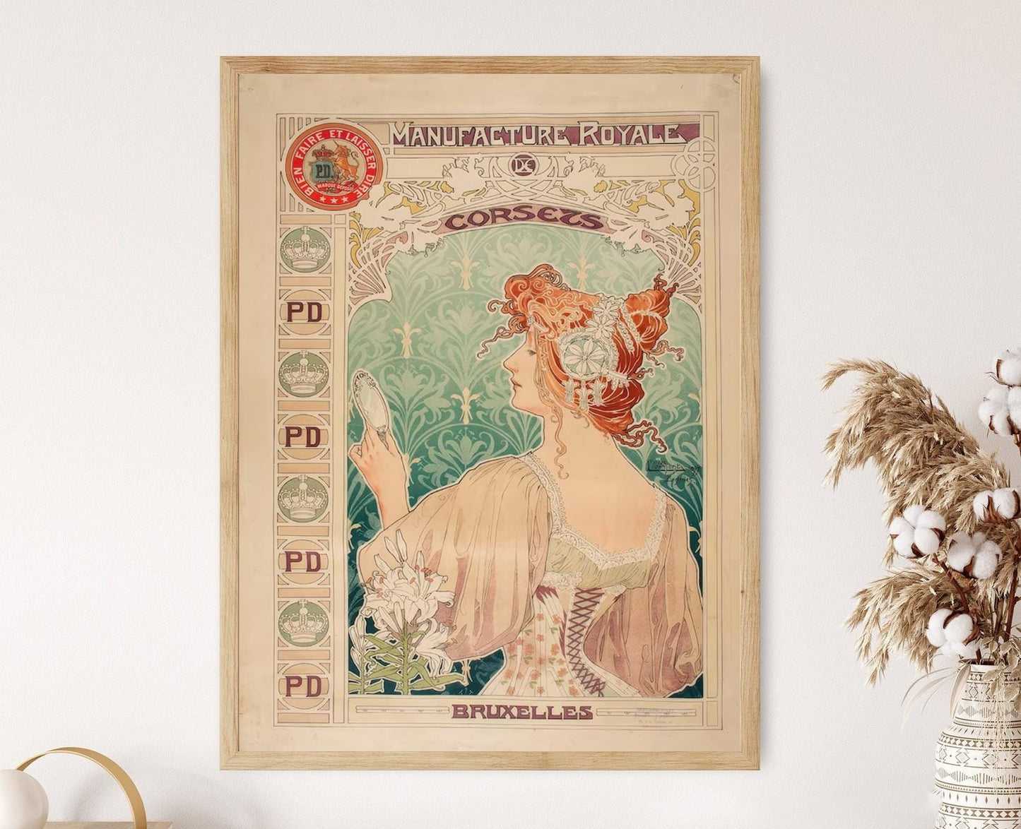Affiche Manufacture Royale de Corsets – Poster Alphonse Mucha 1897