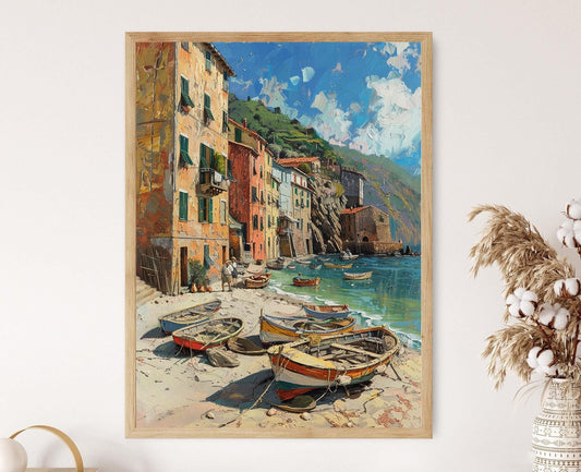 Affiche Cinque Terre – Poster Paysage côtier de la Riviera italienne