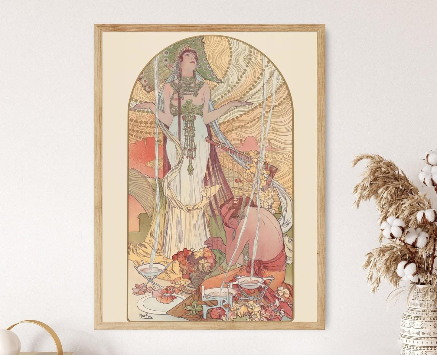 Affiche Salammbo – Poster Incantation d'Alphonse Mucha, 1897