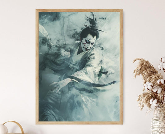 Affiche Kabuki – Art Canvas du Théâtre traditionnel japonais
