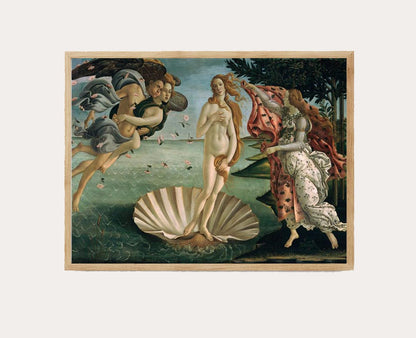 Affiche Renaissance – Poster de La Naissance de Vénus de Botticelli