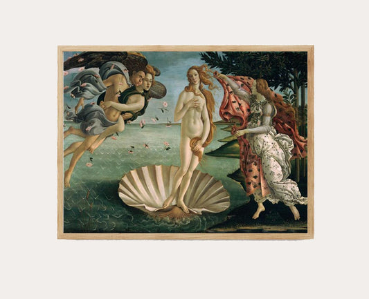 Affiche Renaissance – Poster de La Naissance de Vénus de Botticelli