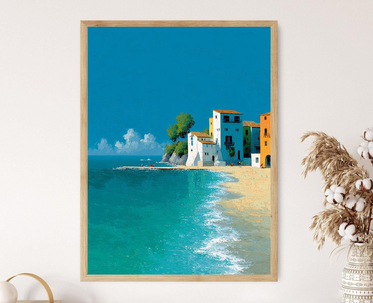 Affiche Gabicce Mare – Poster Art de la Côte Adriatique élégante