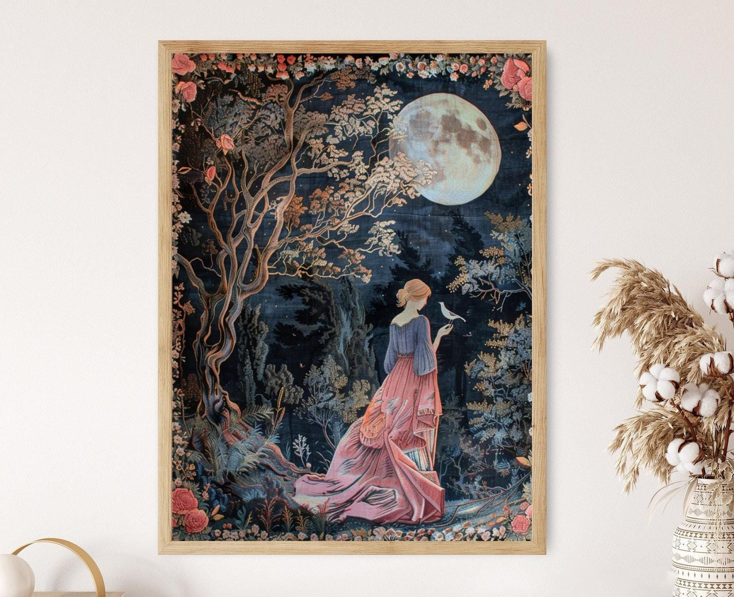 Affiche Tapisserie Gobelin – Art de Mur Tissé Classique