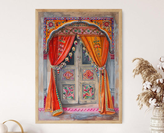 Affiche Art Toran – Impression sur toile artisanale pour déco culturelle