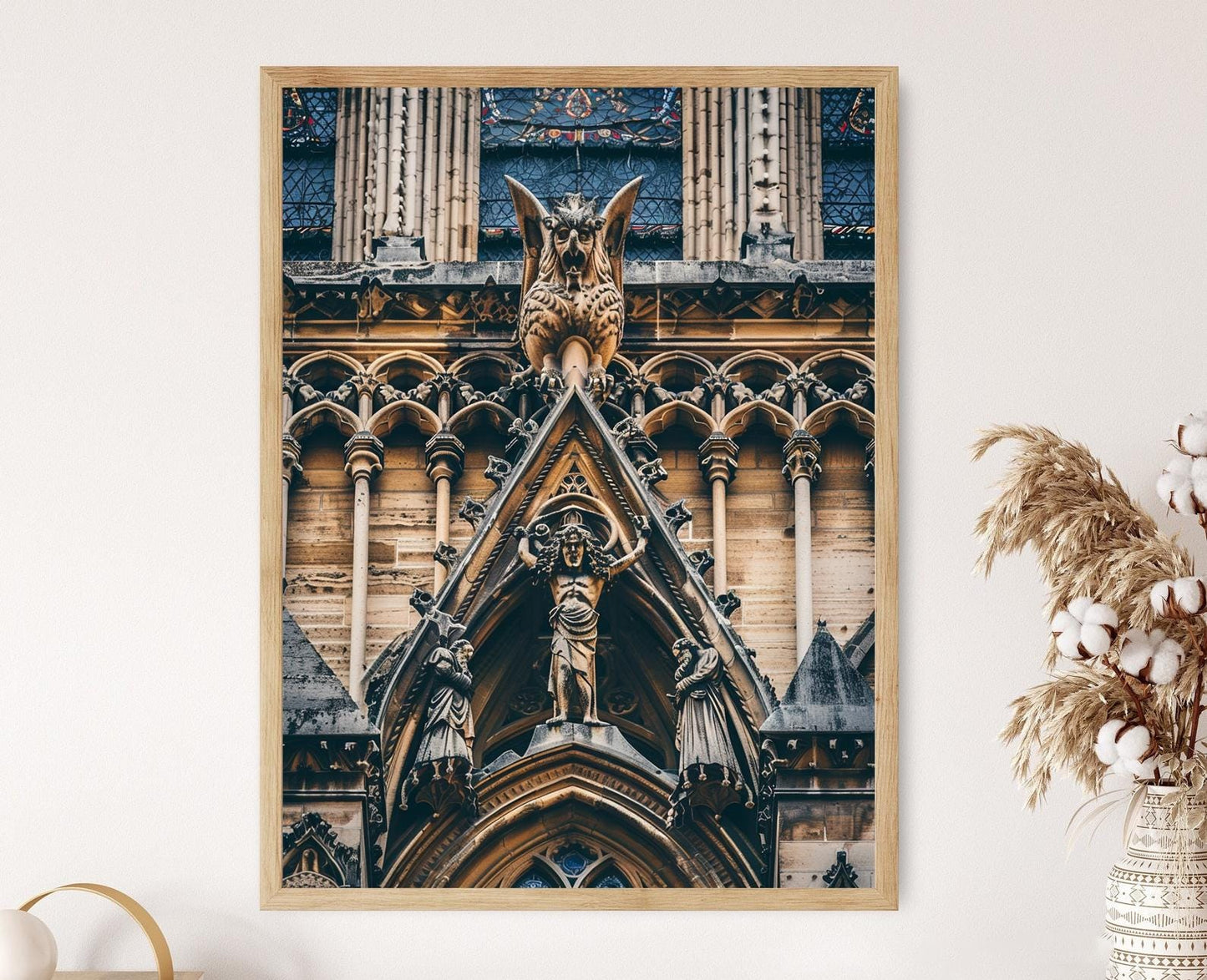 Affiche Notre-Dame – Poster Architecture parisienne vintage élégante
