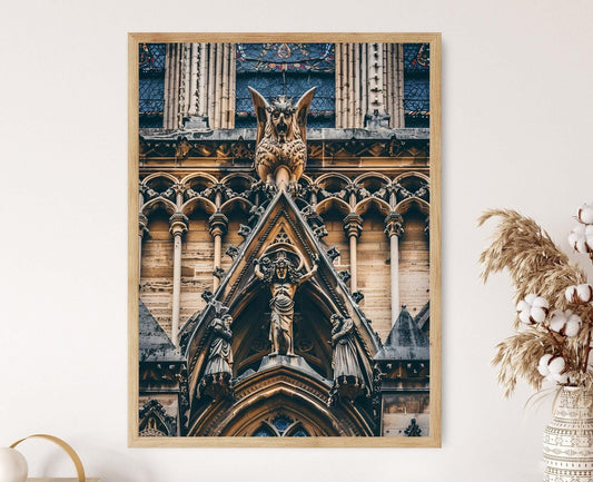 Affiche Notre-Dame – Poster Architecture parisienne vintage élégante