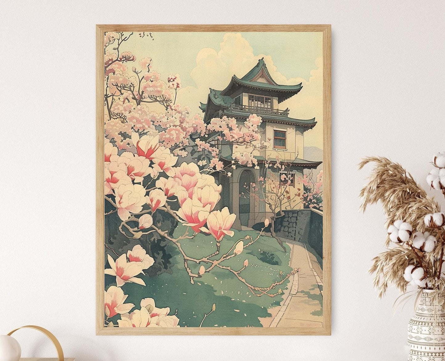 Affiche Sérénité d'Automne – Poster Paysage Style Toshi Yoshida